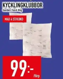 Matdax Kycklingklubbor erbjuda