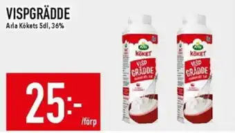 Matdax Arla Kökets Vispgrädde erbjuda