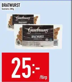 Matdax Gudruns Bratwurst erbjuda