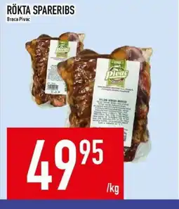 Matdax Rökta spareribs erbjuda
