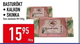 Matdax Basturökt Kalkon • skinka erbjuda