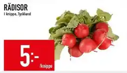 Matdax Rädisor erbjuda