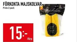 Matdax Förkokta majskolvar erbjuda