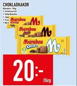 Matdax Marabou Chokladkakor erbjuda