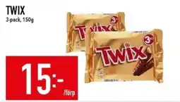Matdax Twix erbjuda