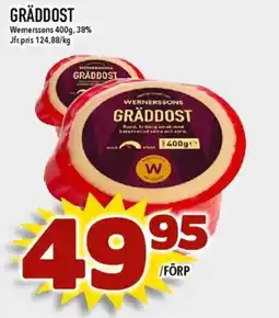 Matdax Wemerssons Gräddost erbjuda