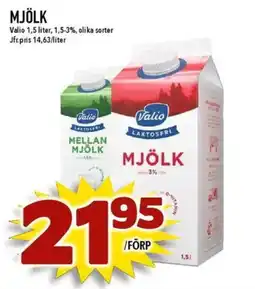 Matdax Valio Mjölk erbjuda
