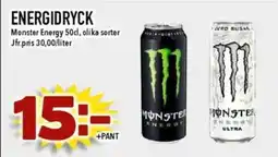 Matdax MONSTER Energidryck erbjuda