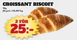 Bonum Matmarknad Croissant biscoff erbjuda