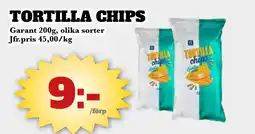 Bonum Matmarknad Garant Tortilla chips erbjuda