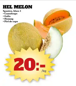 Bonum Matmarknad Hel melon erbjuda