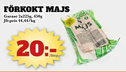 Bonum Matmarknad Garant Förkokt majs erbjuda