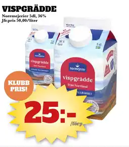 Bonum Matmarknad Norrmejerier Vispgrädde erbjuda