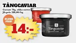 Bonum Matmarknad Garant Tångcaviar erbjuda