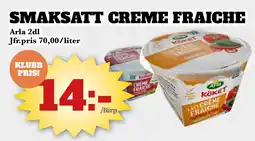 Bonum Matmarknad Arla smaksatt creme fraiche erbjuda