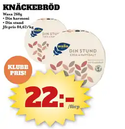 Bonum Matmarknad Wasa Knäckebröd erbjuda