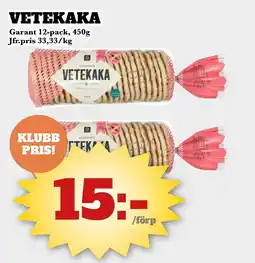 Bonum Matmarknad Garant Vetekaka erbjuda