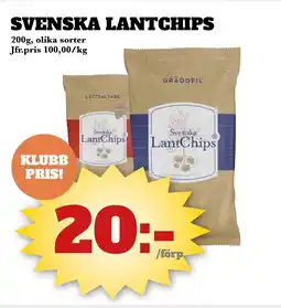 Bonum Matmarknad Svenska lantchips erbjuda