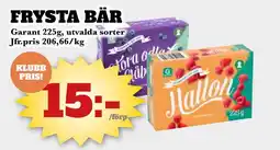 Bonum Matmarknad Garant Frysta bär erbjuda