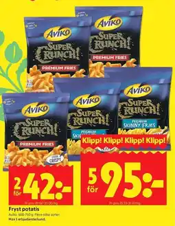 ICA Kvantum AVIKO Fryst potatis erbjuda