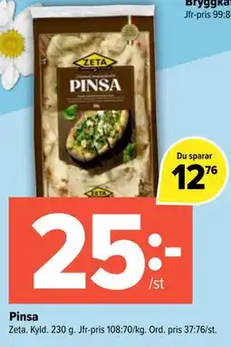 Coop Extra Pinsa erbjuda