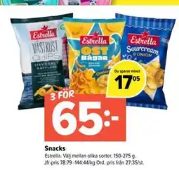 Coop Extra Snacks erbjuda