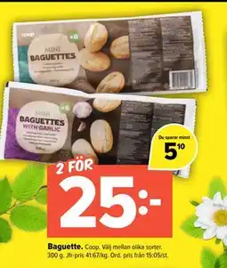 Coop Extra Baguette erbjuda