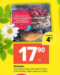 Coop Extra Tårtbotten erbjuda