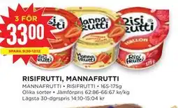 Willys Hemma RISIFRUTTI, MANNAFRUTTI erbjuda