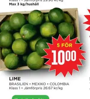 Willys Hemma LIME erbjuda