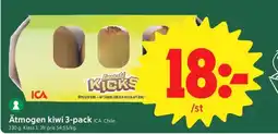 ICA Supermarket Ätmogen kiwi 3-pack erbjuda