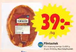 ICA Supermarket Flintastek erbjuda