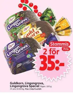 ICA Supermarket Guldkorn, Lingongrova, Lingongrova Special erbjuda