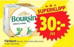 ICA Supermarket Färskost Boursin erbjuda