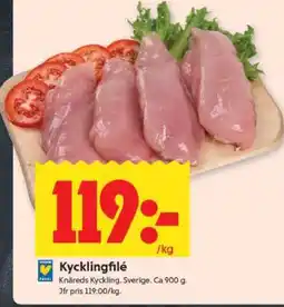 ICA Supermarket KYCKLINGFILÉ erbjuda