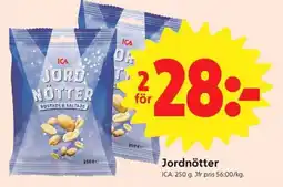 ICA Supermarket Jordnötter erbjuda
