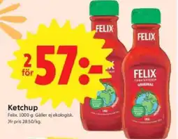 ICA Supermarket Ketchup erbjuda
