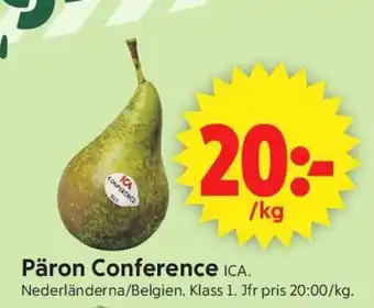 ICA Supermarket Päron conference erbjuda