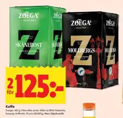 ICA Supermarket Zoégas kaffe erbjuda