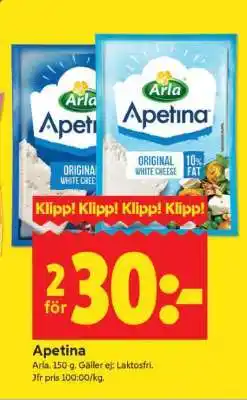 ICA Supermarket APETINA erbjuda