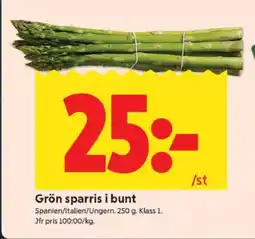 ICA Supermarket GRÖN SPARRIS I BUNT erbjuda