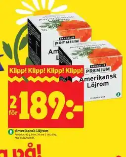 ICA Supermarket Amerikansk Löjrom erbjuda