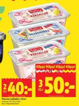 ICA Supermarket MARINA SALLADER, RÖROR erbjuda