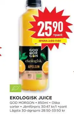 Willys EKOLIGISK JUICE erbjuda