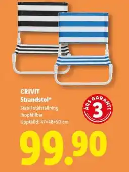 Lidl CRIVIT Strandstol erbjuda