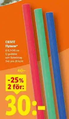 Lidl CRIVIT Flytorm erbjuda