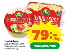 Stora Coop Hushållsost erbjuda