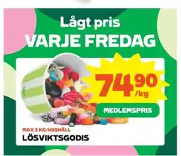 Stora Coop Lösviktsgodis erbjuda