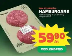 Stora Coop HAMBURGARE erbjuda