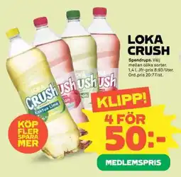 Stora Coop Loka Crush erbjuda